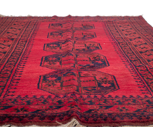 Vintage Sulayman Carpet from Aq-Shah, Afghanistan - 20th Century