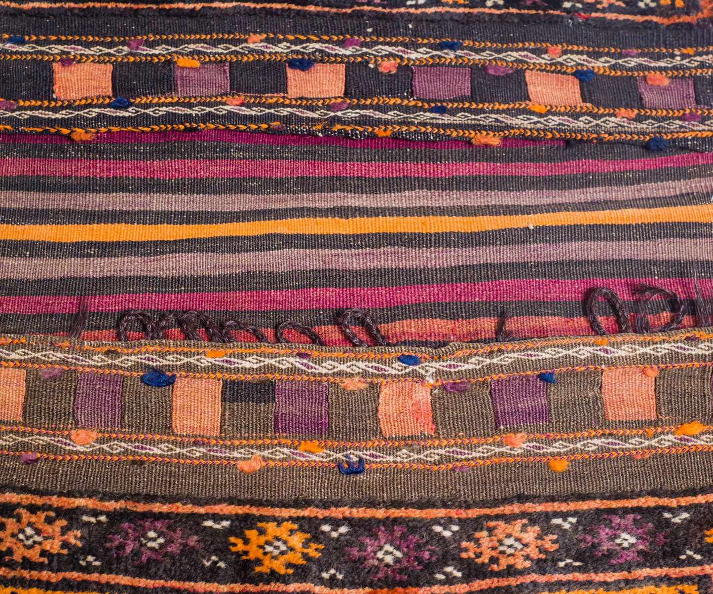 19th Century Beluch Torbah-Khourjeen - Hand-Knotted and Woven, Naturally Dye Handmade"