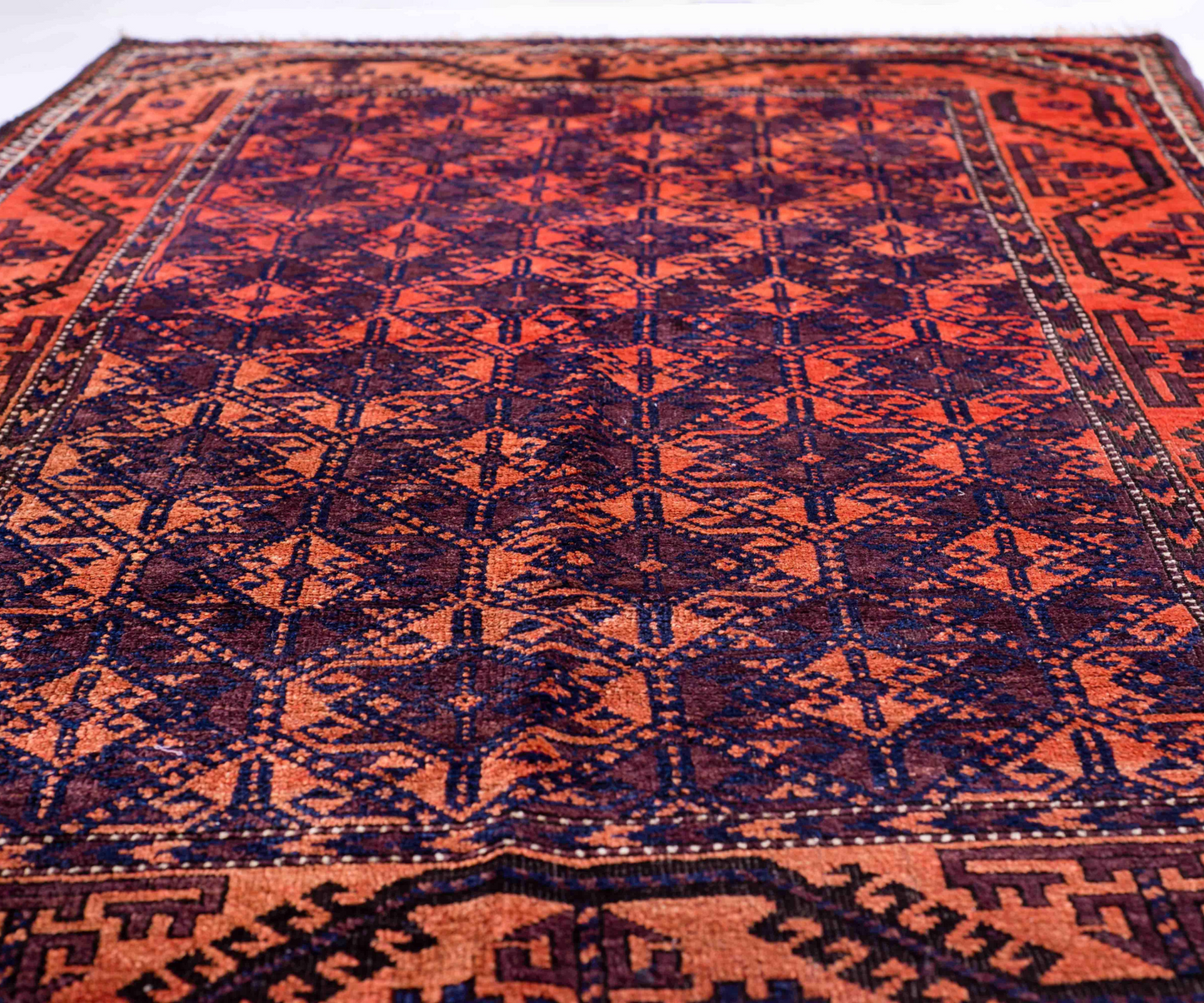 Rare 19th Century Persian Beluch Carpet - Hand-Knotted, Naturally Dyed