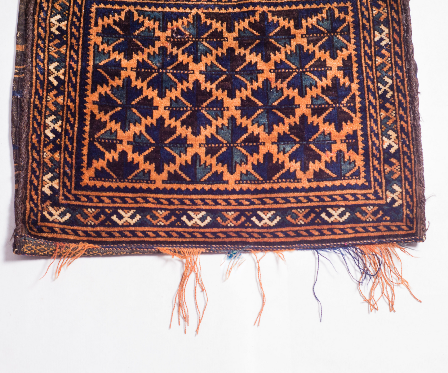 19th Century Beluch Torbah-Khourjeen from Herat Province, Afghanistan - Hand-Knotted Front, Hand-Woven Back