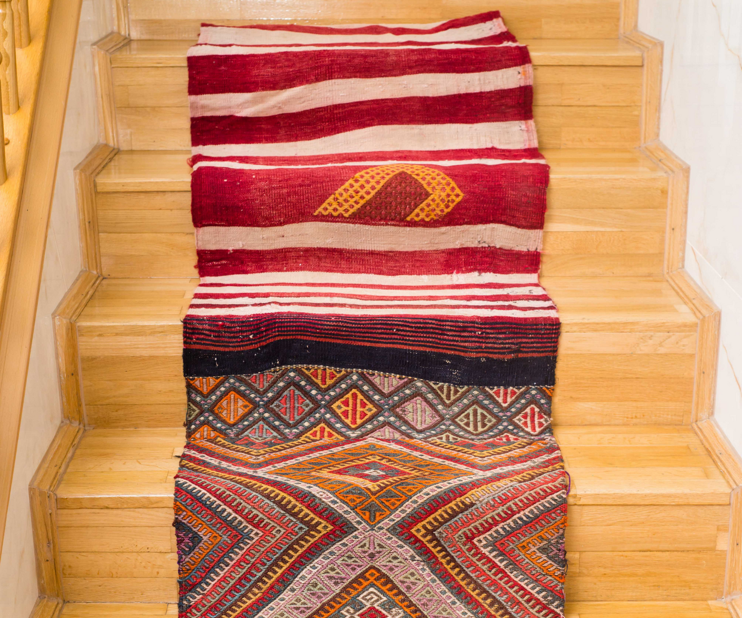 Handwoven Kilim Soumak from Central Afghanistan - Hazara, 20th Century, HANDMADE