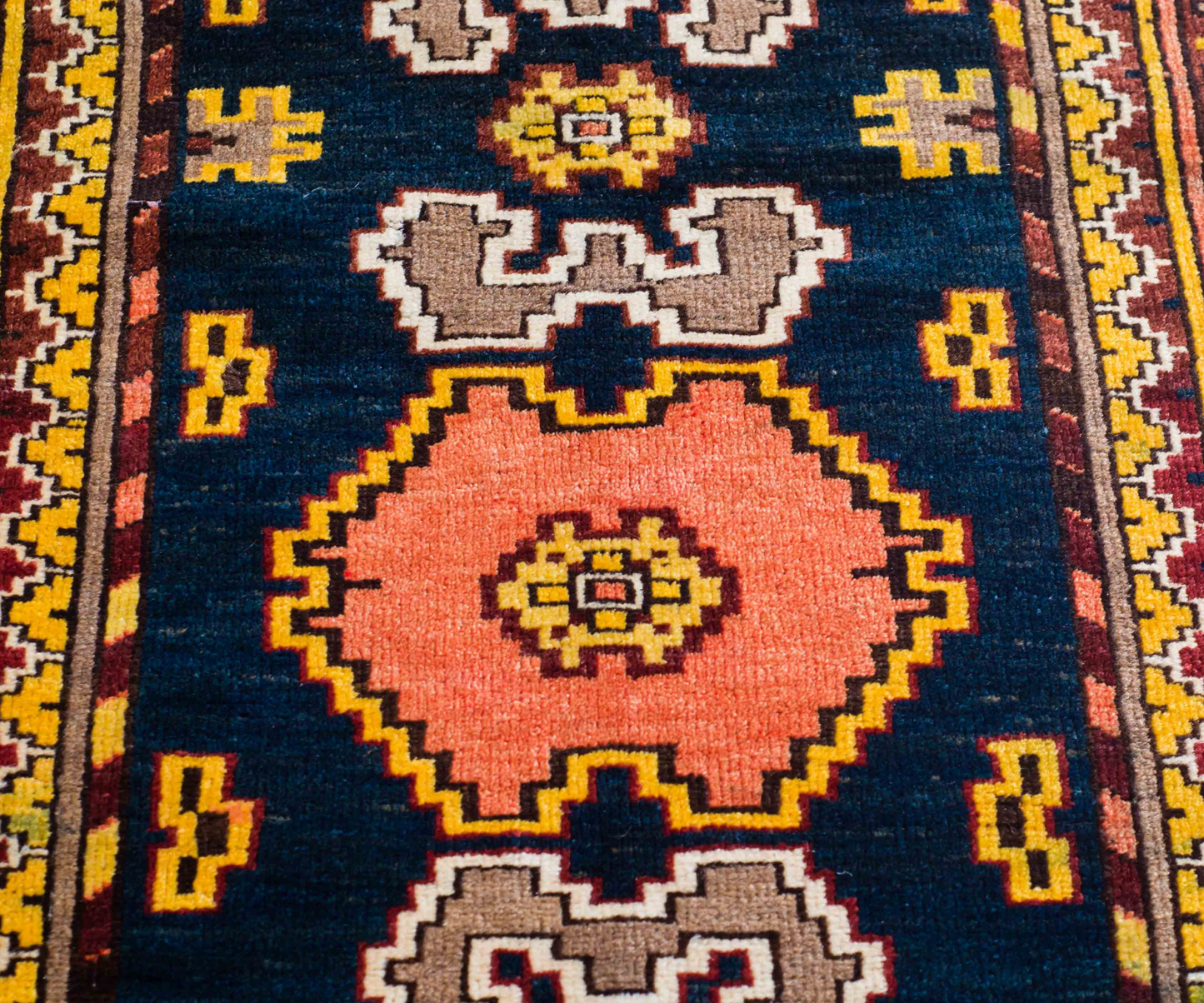 Rare 19th Century Turkmen Ersari Rug - Hand-Knotted, Finest Wool