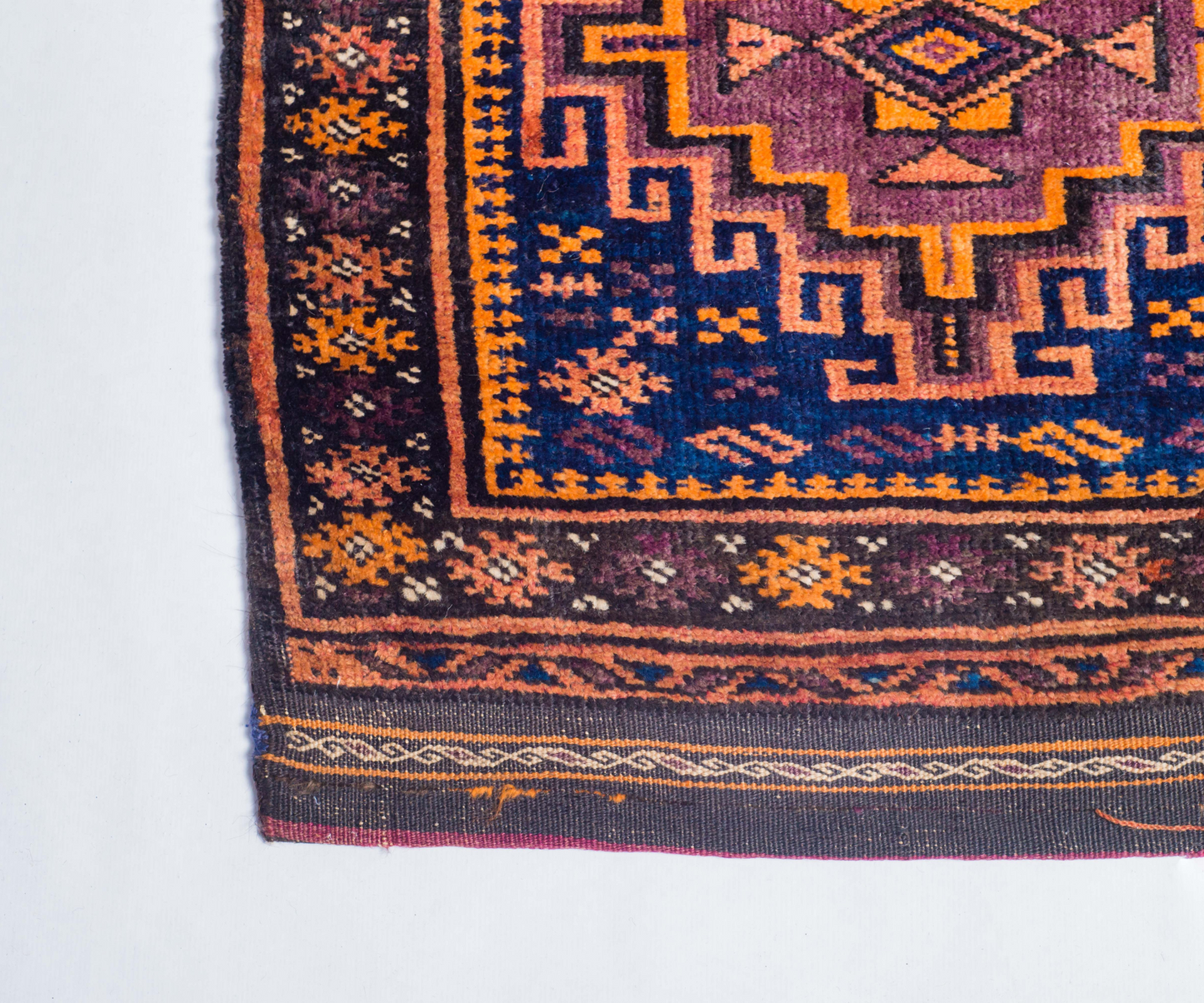 19th Century Beluch Torbah-Khourjeen - Hand-Knotted and Woven, Naturally Dye Handmade"