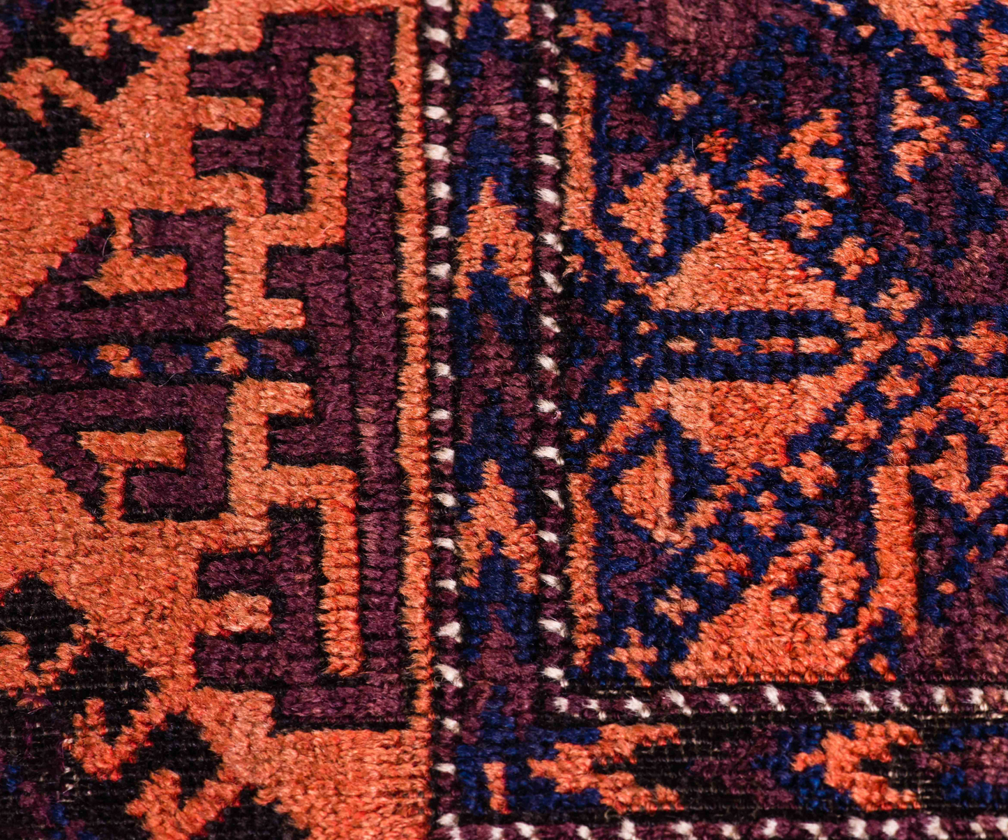 Rare 19th Century Persian Beluch Carpet - Hand-Knotted, Naturally Dyed