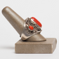 Beautiful Tibet Ring, Ethnic Ring, Coral, Stone, Women Ring