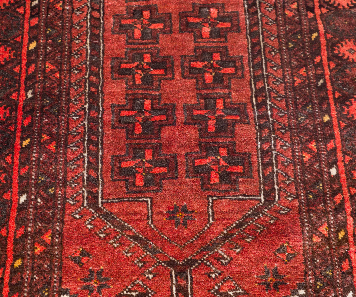 Handmade 19th Century Ersari Prayer Rug - Hand-Knotted, Turkmen Tribe