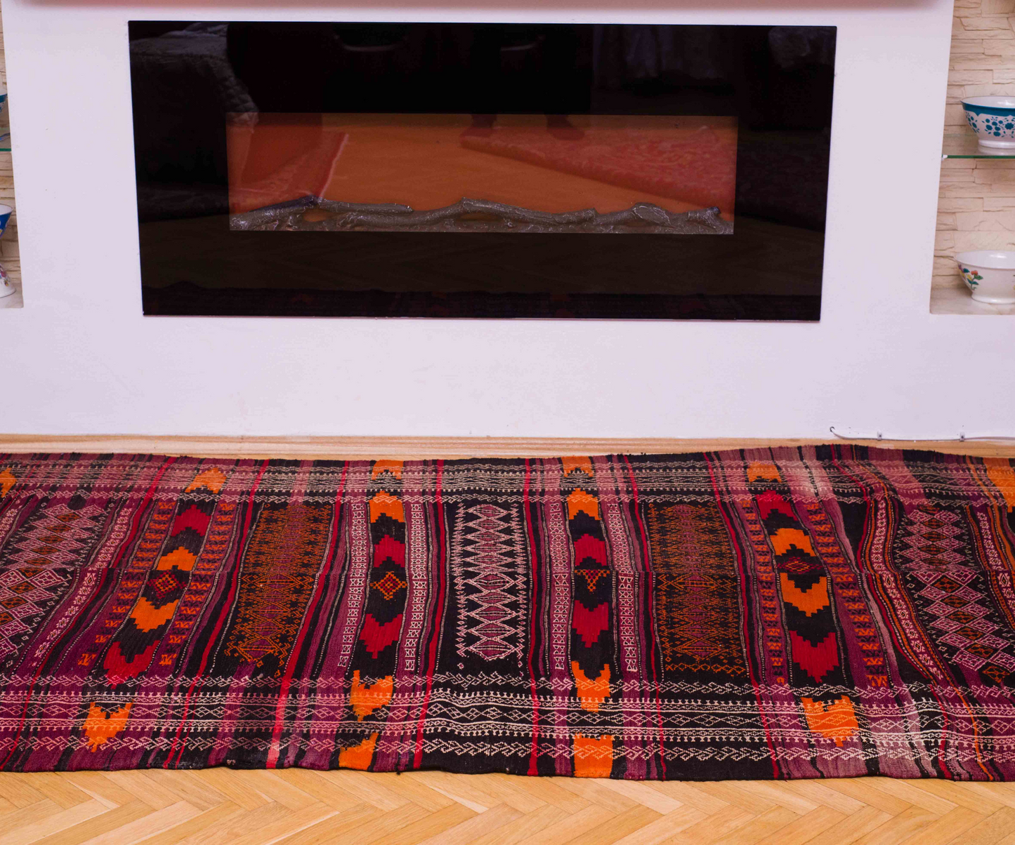 Authentic Handmade Kilim Runner from Afghanistan - Ghor Province, Qala-I-Naw