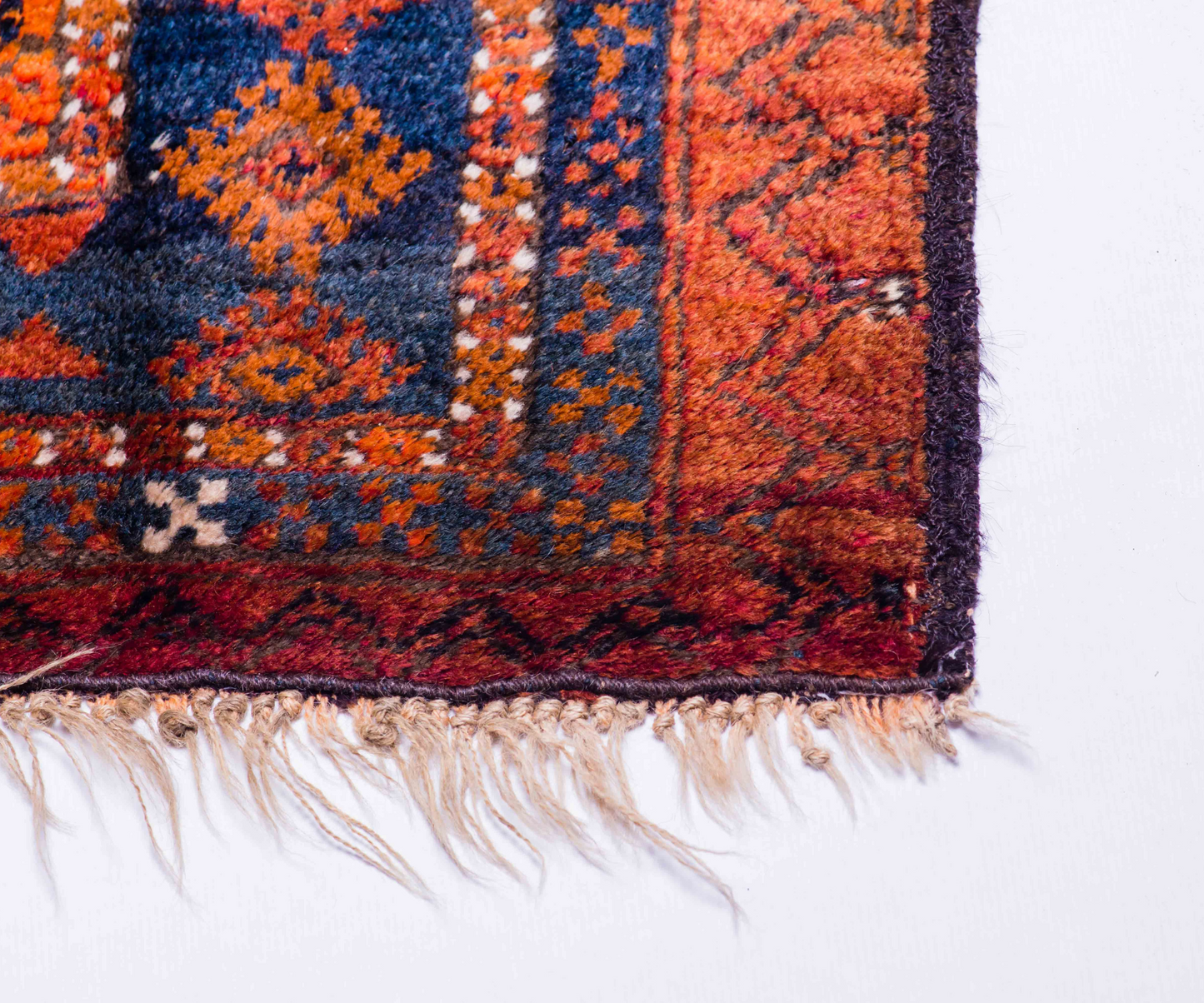 Vintage Beluch Runner Carpet - Western Afghan Heritage from Farah Province