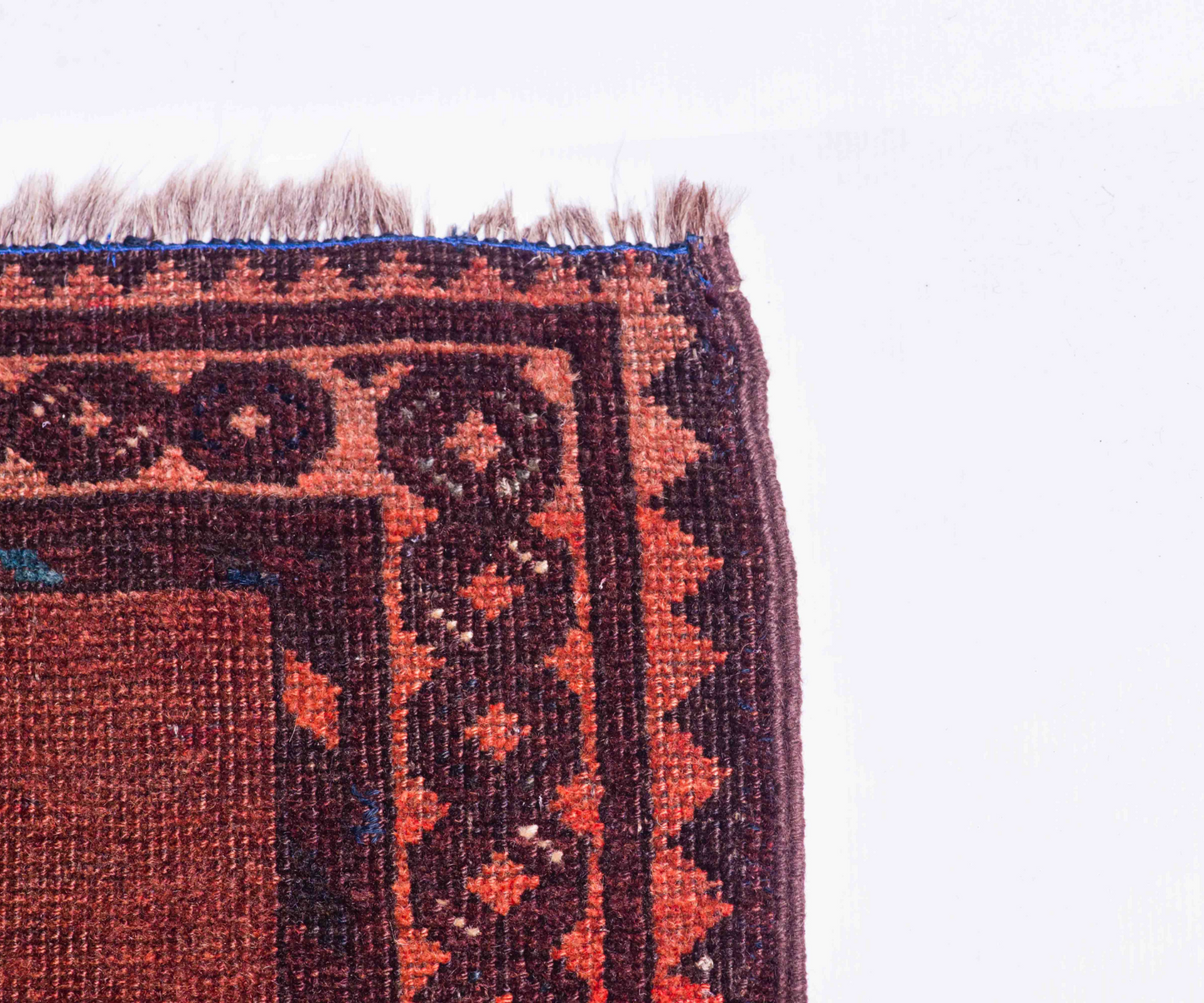 Turkmen Ersari Rug - Unique 19th Century Naturally Dyed Wool