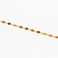 Multicoloured Tourmaline&nbsp; gold polish bracelet, Tourmaline