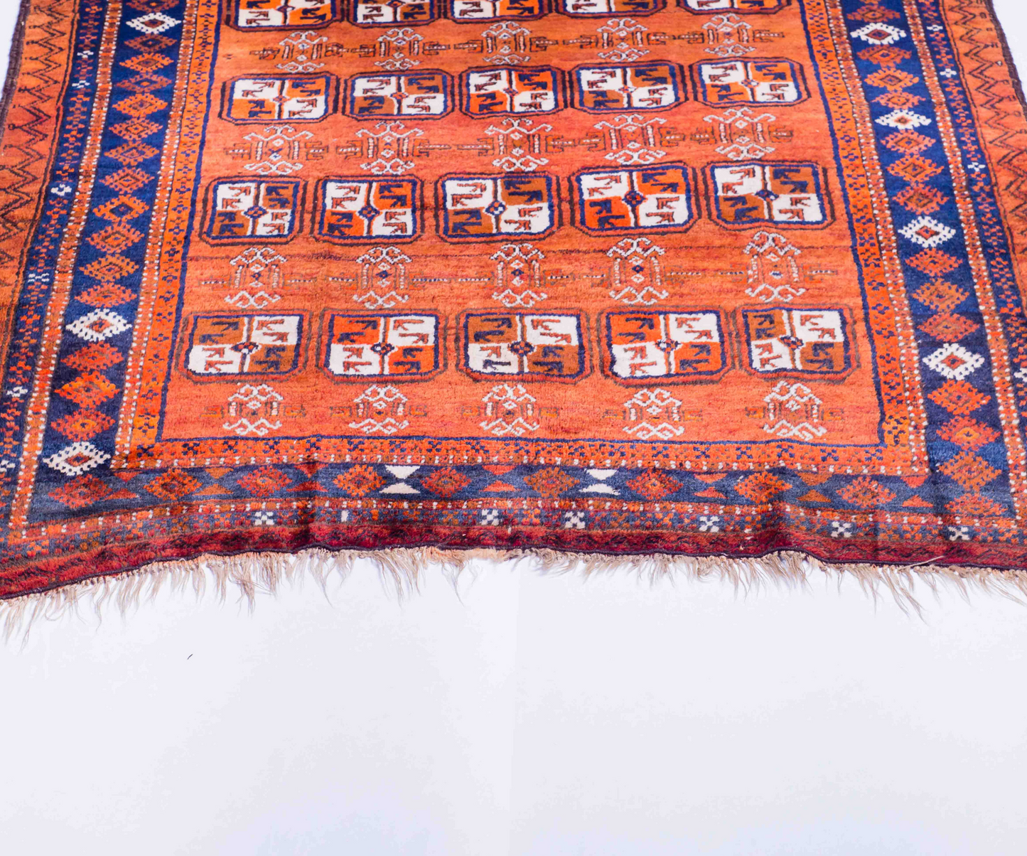 Vintage Beluch Runner Carpet - Western Afghan Heritage from Farah Province