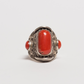 Beautiful Tibet Ring, Ethnic Ring, Coral, Stone, Women Ring